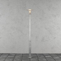 Konstsmide Standleuchte Mode galv., klares Polycarbonatglas