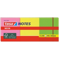 Tesa Notizblätter, 3 x 80 Blätter