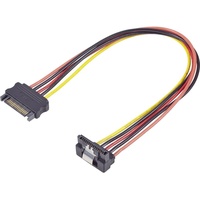 Renkforce Strom Verlängerungskabel [1x SATA-Strom-Stecker 15pol. - 1x SATA-Strom-Buchse