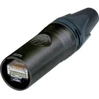 Neutrik NE8MX6-B RJ45 etherCON CAT6A Steckverbinder NE8MX6-B Stecker, gerade