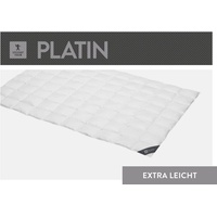 SPESSARTTRAUM Daunendecke Platin extra leicht Sommerdecke (Größe: 240x220 cm*)