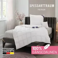 SPESSARTTRAUM Gänsedaunenbettdecke SPESSARTTRAUM "Premium****, hergestellt in Deutschland, Bettdecken für