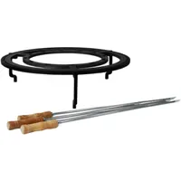 Ofyr Grillset Brasilianisch 100 Stahl Schwarz