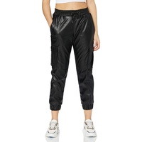 URBAN CLASSICS Faux Leather Cargohose Black 4XL