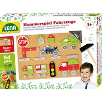 Lena Hammerspiel Fahrzeuge mehrfarbig