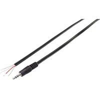TRU Components 93038c442 Klinken-Steckverbinder 3.5 mm Klinkenstecker 3.5 mm
