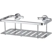 Tesa Duschablage Aluxx tiefer Boden Aluminium verchromt