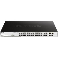 D-Link 28-Port Gigabit PoE Smart DGS-1210-28P - Switch -
