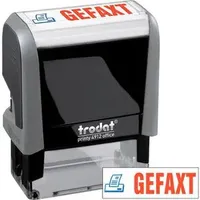 Trodat Textstempel "Gefaxt"