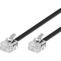 Goobay 50320 Modularanschlusskabel, Telefonkabel, RJ11 Stecker (6P4C) auf RJ11