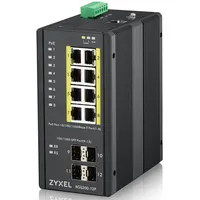 ZyXEL RGS200-12P-ZZ0101F Gigabit Managed PoE Switch, 8x RJ-45, 4x