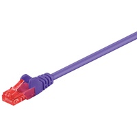 Goobay CAT 6 Patchkabel, U/UTP, Violett 1 m Cat6