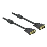 DeLock DVI-Kabel 3 m Gelb/Schwarz