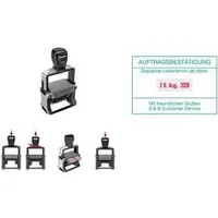 Trodat Datumstempel mit Text individualisierbar 5480 selbstfärbend schwarz