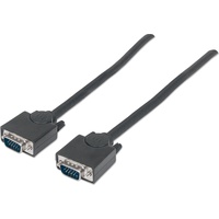 Manhattan VGA Anschlusskabel VGA 15pol. Stecker 1.80 m Schwarz