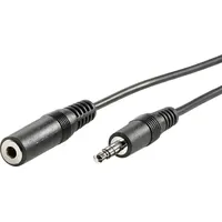 Value Klinke Audio Verlängerungskabel 3,5mm Stecker / 3,5mm Buchse