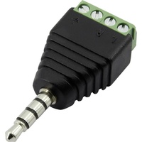 TRU Components 1386615 Klinken-Steckverbinder 3.5mm Stecker, gerade Polzahl: 4
