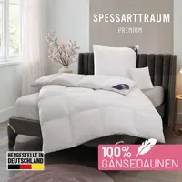 SPESSARTTRAUM Gänsedaunenbettdecke SPESSARTTRAUM "Premium****, hergestellt in Deutschland, Bettdecken für