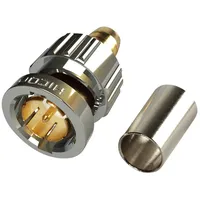 HICON BNC0.8/3.7-6G BNC-Steckverbinder Stecker, gerade 75Ω 1St.