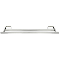 Wenko Badetuchstange Duo Shine, Edelstahl Silber