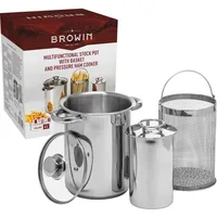BROWIN BROWIN® Rostfreier Set Schinkenkocher 313515 + Spargeltopf |