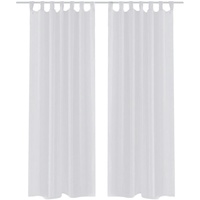 VidaXL 2 x Transparente Gardine Fertiggardine 140 x 245