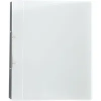Eichner Präsentationsringbuch 2-Ringe grau-transparent