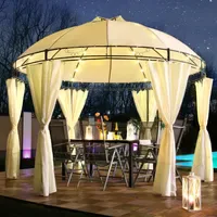 Swing&Harmonie LED- Pavillon Lavo Ø 3,5 m creme