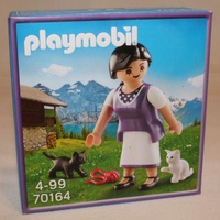 Playmobil 70164 Bäuerin mit Kätzchen