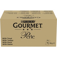 Purina Gourmet Perle Еrlesene Streifen in Gelee Sorten-Mix 96