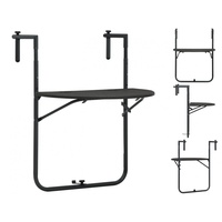 VidaXL Balkonhängetisch 60 x 64 x 83,5 cm braun