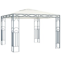 VidaXL Pavillon 300 x 300 cm Cremeweiß