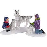 Lemax - Future Sled Dogs 02941 Figur Weihnachtsdorf Winterdorf