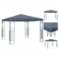VidaXL Pavillon 300 x 300 cm Anthrazit