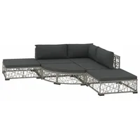 VidaXL Garten-Lounge-Set grau 46807