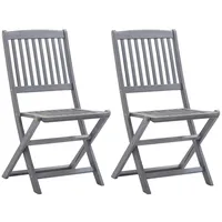 VidaXL Gartenstuhl klappbar 48 x 57 x 91 cm