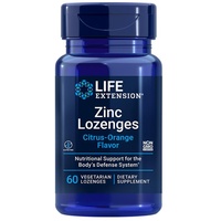 Life Extension Zinc Lozenges (Citrus-Orange Flavor) (60Lutschtabletten)
