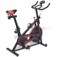 VidaXL Heimtrainingsrad schwarz/rot