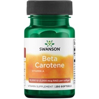 Swanson Beta-Carotin (Vitamin A) 10000 IE 250 Weichgelatinekapseln