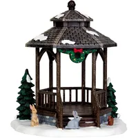 Lemax Kunststück, Motiv Weihnachtsdorf, Winter-Pavillon