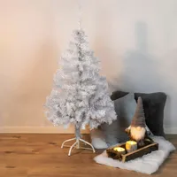 Hi Weihnachtsbaum künstlich Baum Christbaum Tannenbaum 120cm weiß
