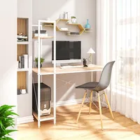 Woltu Schreibtisch TSB01 Eiche/weiß