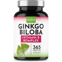 VROODY Ginkgo Biloba + Vitamin B Komplex Tabletten 365
