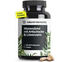 Natural Elements Mariendistel mit Artischocke & Löwenzahn Kapseln 120