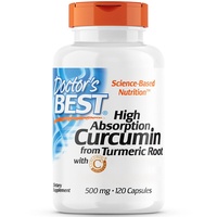 Doctor's Best Curcumin - 500 mg, 120 Kapseln