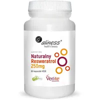 Aliness Natürliches Resveratrol aus Hefefermentation 250 mg 100 Kapseln