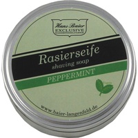 Hans Baier Rasierseife Peppermint - 70g In Aludose -