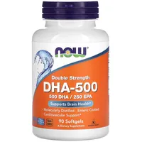 NOW Foods DHA-500 Double Strength Softgels 90 St.