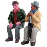 Lemax - Chatting With Old Friends Set Of 2