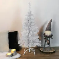 Hi Haushalt International Weihnachtsbaum Christbaum Tanne Weiß künstlich 90cm